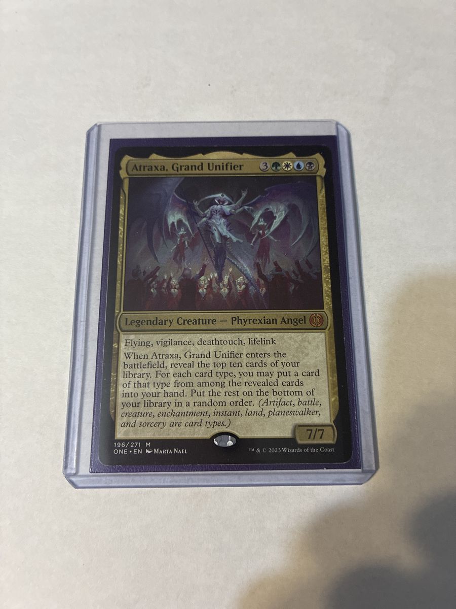 Atraxa, Grand Unifier - Magic: The Gathering (MTG) ONE 196/271 M Legendary Creature NM
