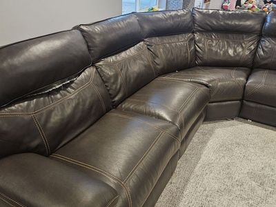 Power reclining sectional