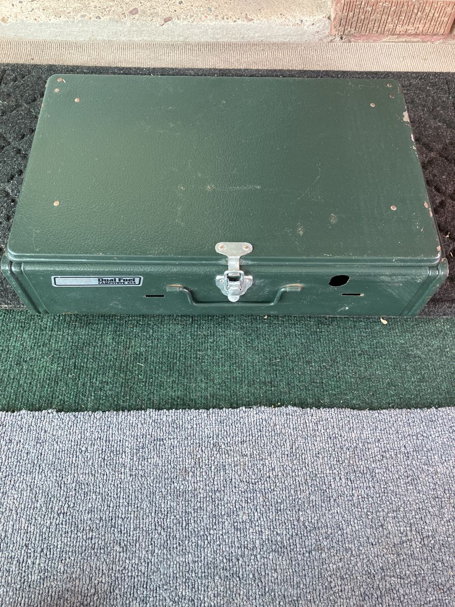 Dual Fuel Camping Stove - Portable Outdoor Cooktop, Green