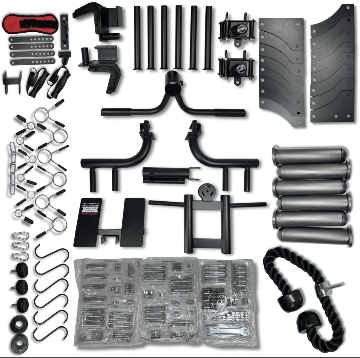 FEIERDUN Multi-Function Squat Rack Power Cage Parts