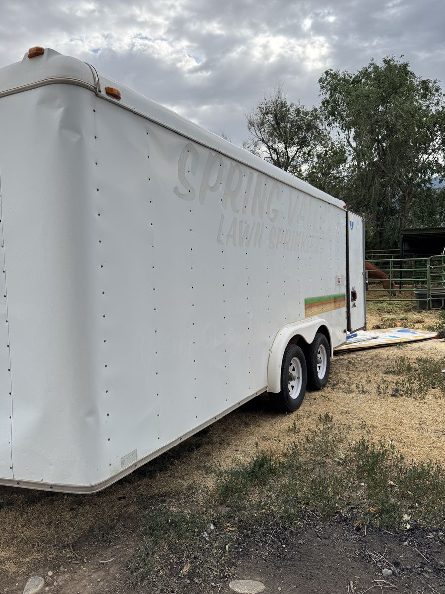 Parking lot striping equipment- Trailer, Stencils, and Paint Sprayers