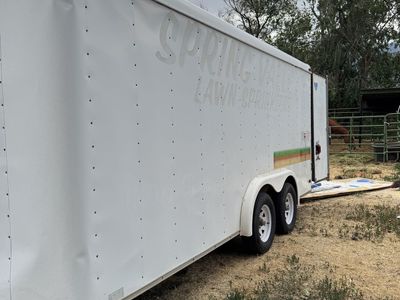 Parking lot striping equipment- Trailer, Stencils, and Paint Sprayers