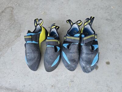 Size 7, 9, and 10 Evolv X1s Climbing Shoes
