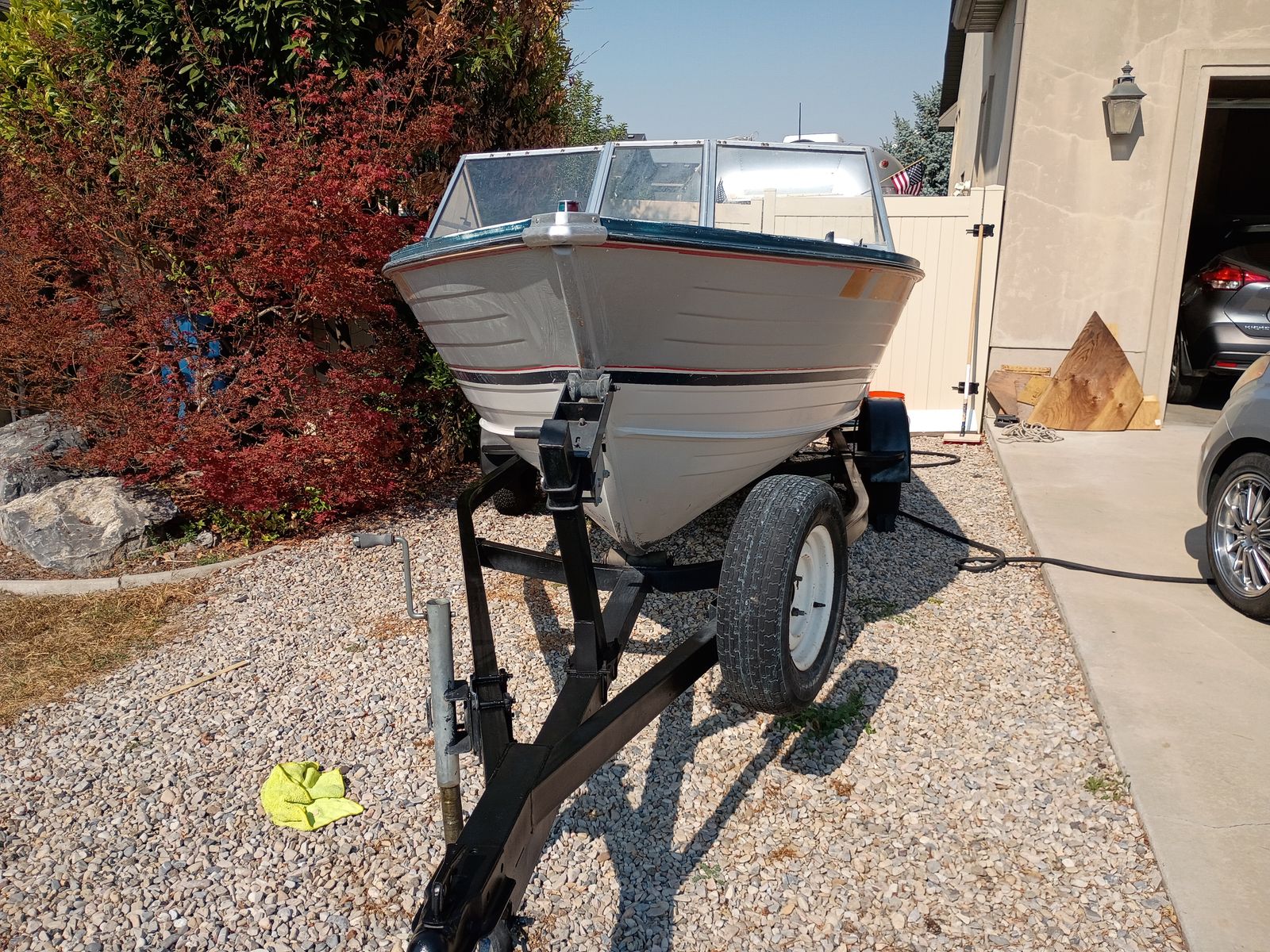 Project boat super thick heavy alum hull, Crestliner 