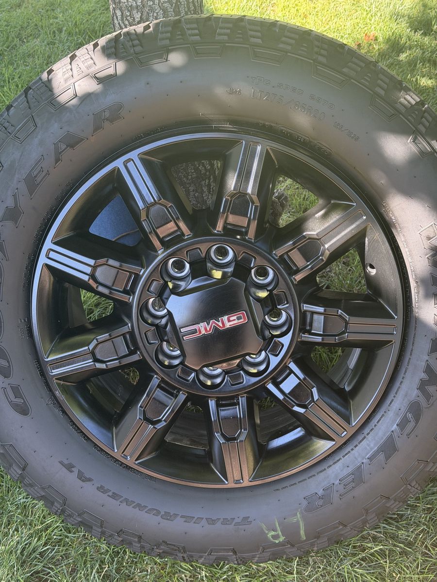Like new 2025 GMC sierra 3500 wheels and tires