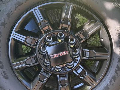 Like new 2025 GMC sierra 3500 wheels and tires