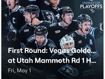 Utah Mammoth vs Las Vegas Knights Game 6 Friday May 1 Sec 129 Row 13