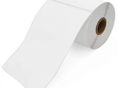 4-PACK Shipping Labels, Direct Thermal (1 Roll)