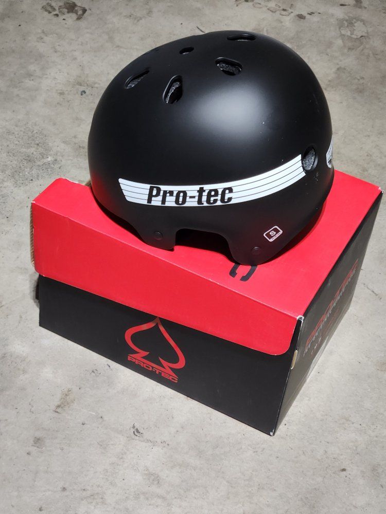 Pro-Tec Classic Skate Helmet Tony Hawk Signature Black - Small - New in Box