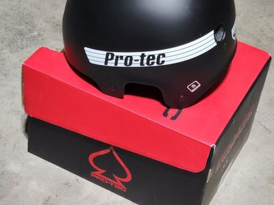 Pro-Tec Classic Skate Helmet Tony Hawk Signature Black - Small - New in Box