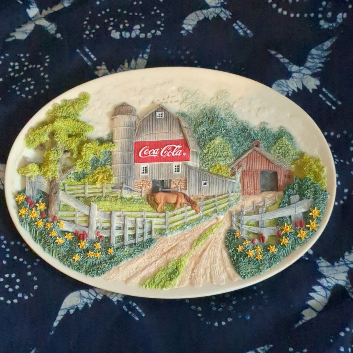 Coca Cola Spring has sprung decoration plate