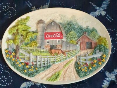 Coca Cola Spring has sprung decoration plate