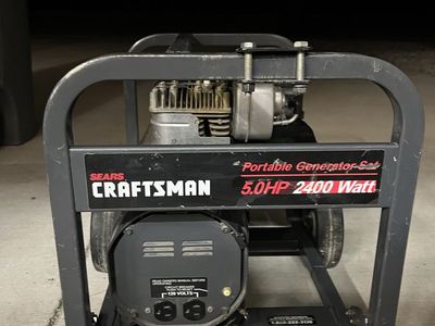 Sears Craftsman Portable Generator Set 5.0HP 2400 Watt