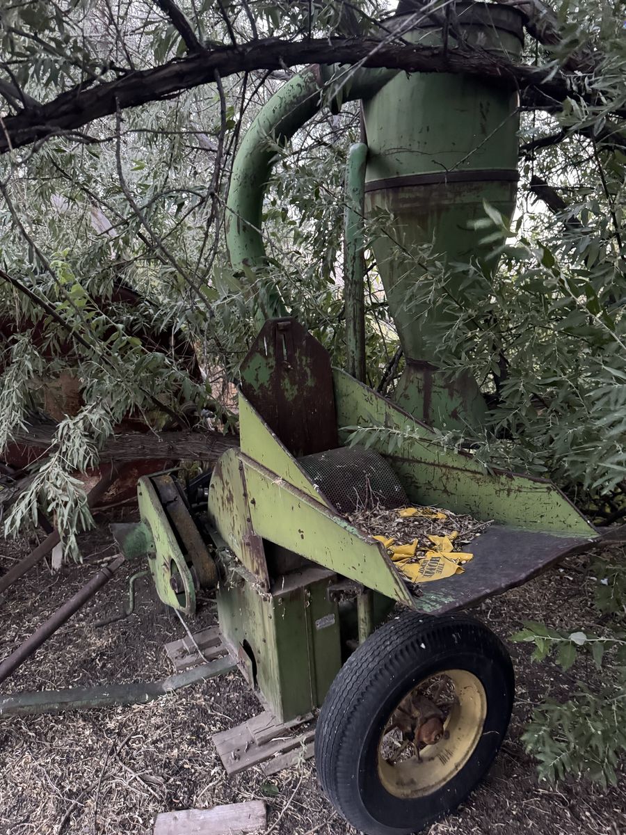 Vintage Agricultural Hammer Mill Feed Grinder