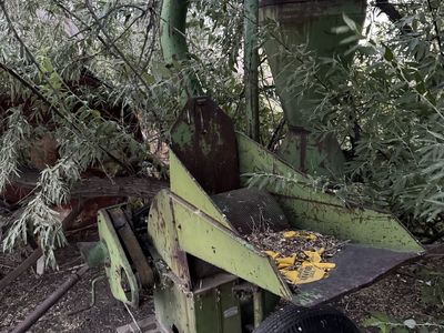 Vintage Agricultural Hammer Mill Feed Grinder