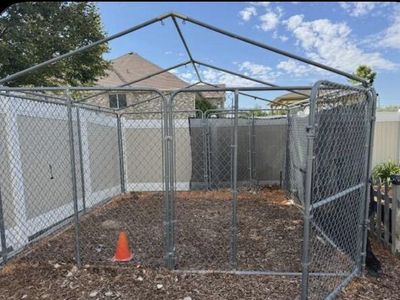 12x12 Dog Run With Canopy Topper