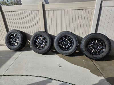 20x9 Black Rhino wheels with Nitto tires