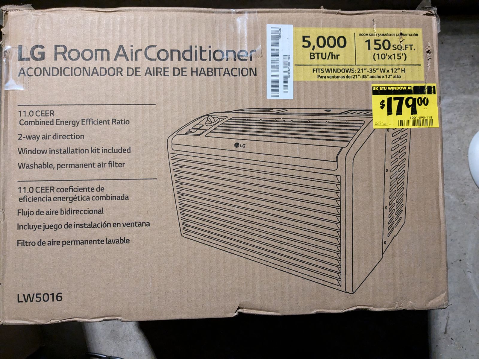 LG room air conditioner