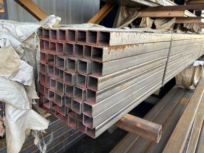 Surplus Steel Square Tubing 1-1/2 x 1-1/2 x .095 x 24' - $30.95 each