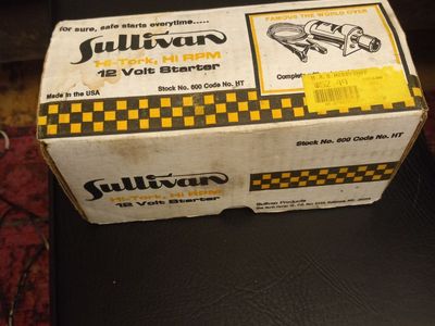 Sullivan S-600 Model airplane starter (half price)