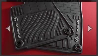 ALL-WEATHER FLOOR MATS, BLACK