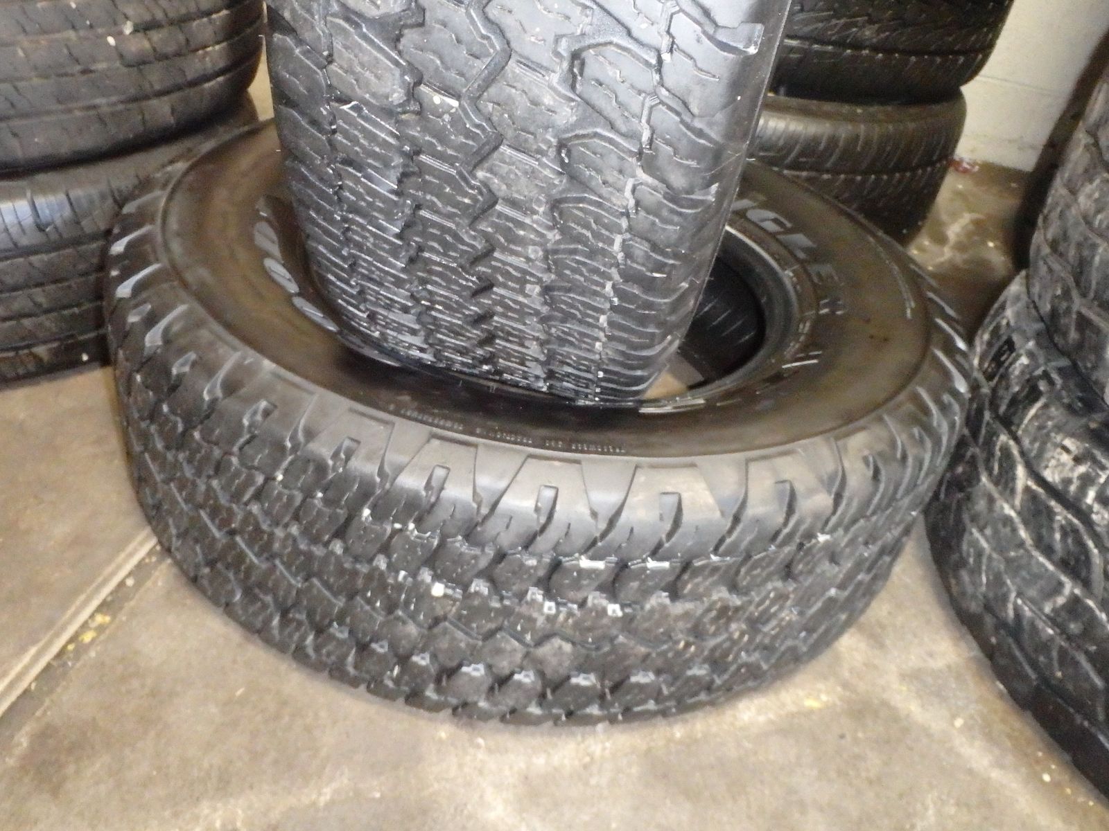 265/70R17 GOODYEAR WRANGLER ATA/2 PAIR OF TWO USED TIRES