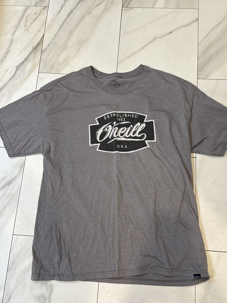 O'neill Size Extra Large Gray T-Shirt.