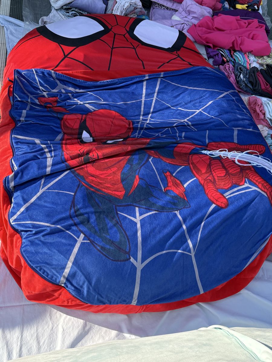 Marvel Spider-Man Character Zip-Up Plush Slumber Bags / Sleeping Bags