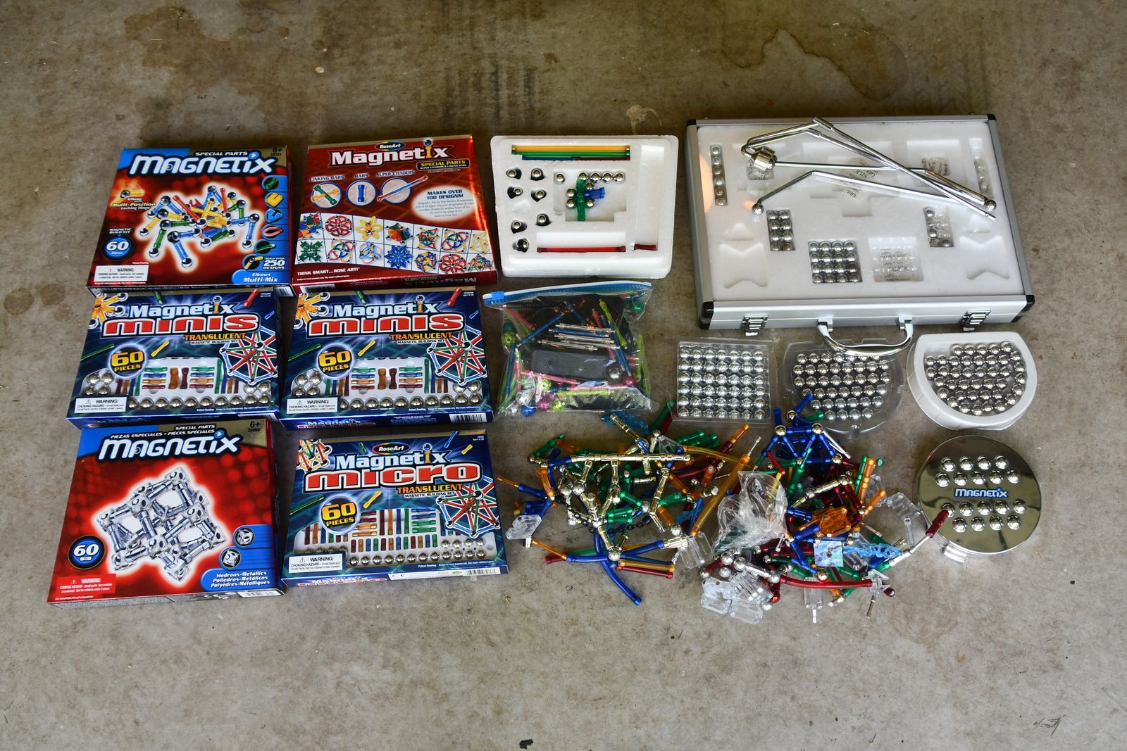 Huge lot of MAGNETIX - New and used.