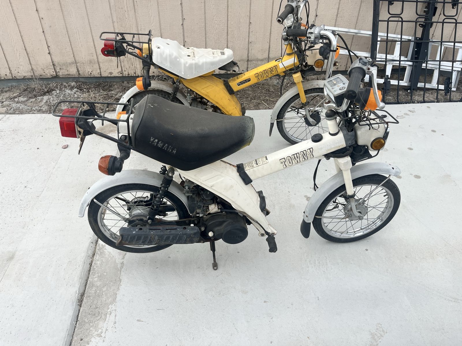 Two 1980s Yamaha Townys