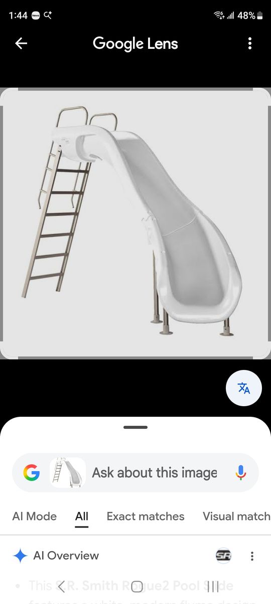 S.R. Smith Rogue2 Swimming Pool Slide - White