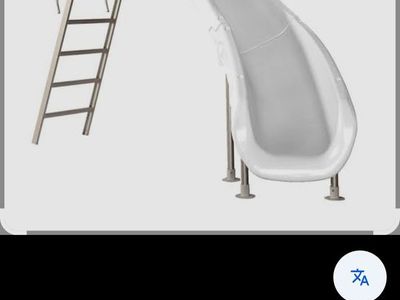 S.R. Smith Rogue2 Swimming Pool Slide - White
