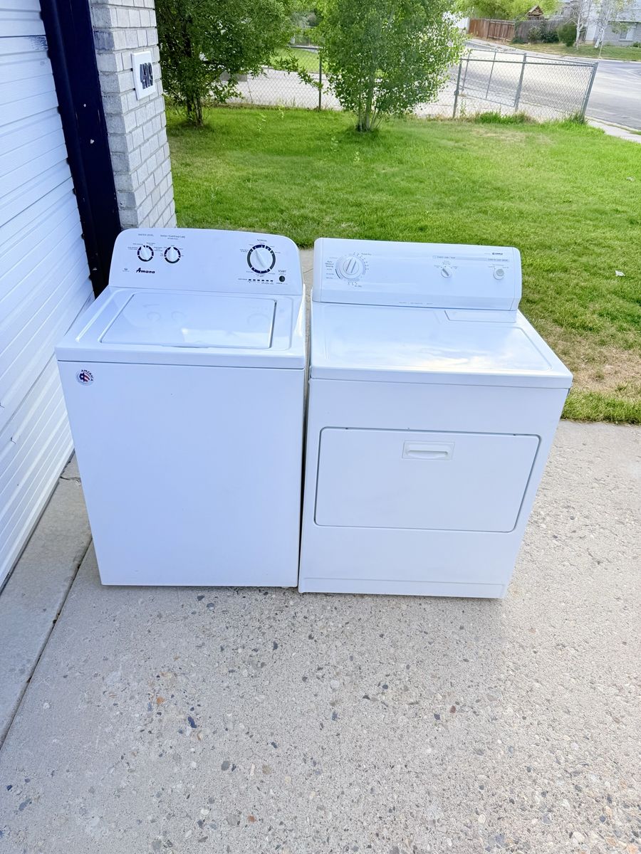 Washer and electric dryer