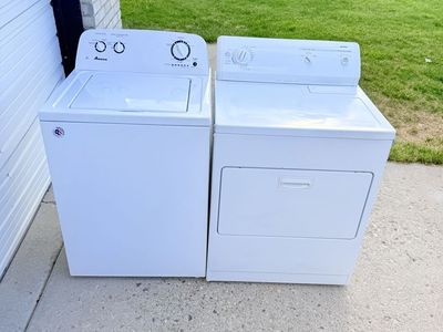 Washer and electric dryer