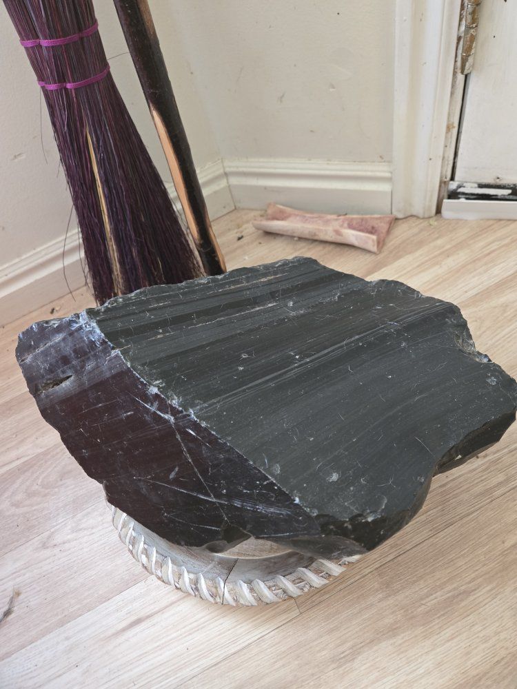 47.6 lb. $230 OBO
Large Raw Black Obsidian Stone - Natural Volcanic Glass for Metaphysical, Decorative or Knapping use.
