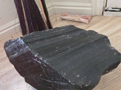47.6 lb. $230 OBO
Large Raw Black Obsidian Stone - Natural Volcanic Glass for Metaphysical, Decorative or Knapping use.