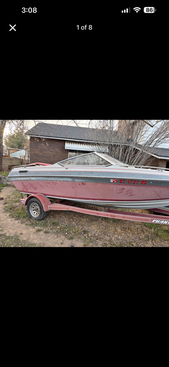 1989 Phantom V180 Open Bow Boat