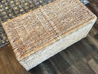 Threshold Studio McGee Storage Bench - Wicker