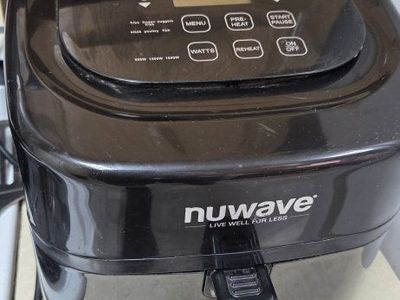NuWave Black Digital Air Fryer with Removable Basket Insert
