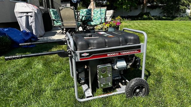Never used 8000 watt gas generator