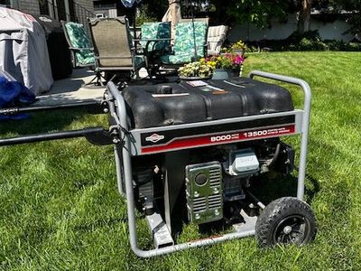 Never used 8000 watt gas generator