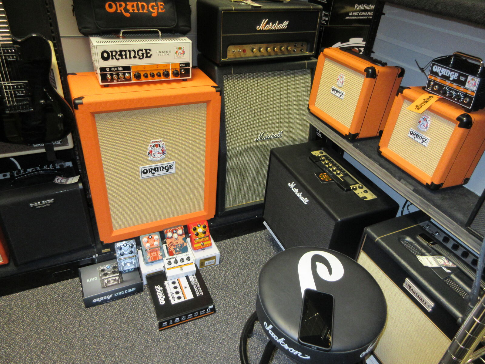 the return of orange amps and pedals