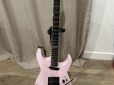 LTD Mirage Deluxe '87 Pearl Pink Electric Guitar