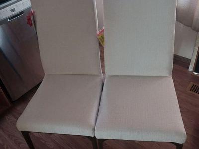 New padded chairs