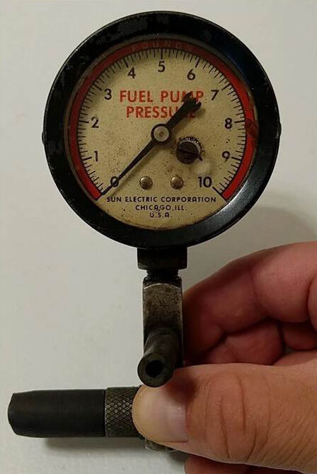 sun electric corporation fuel pump tester and pressure gauge kit