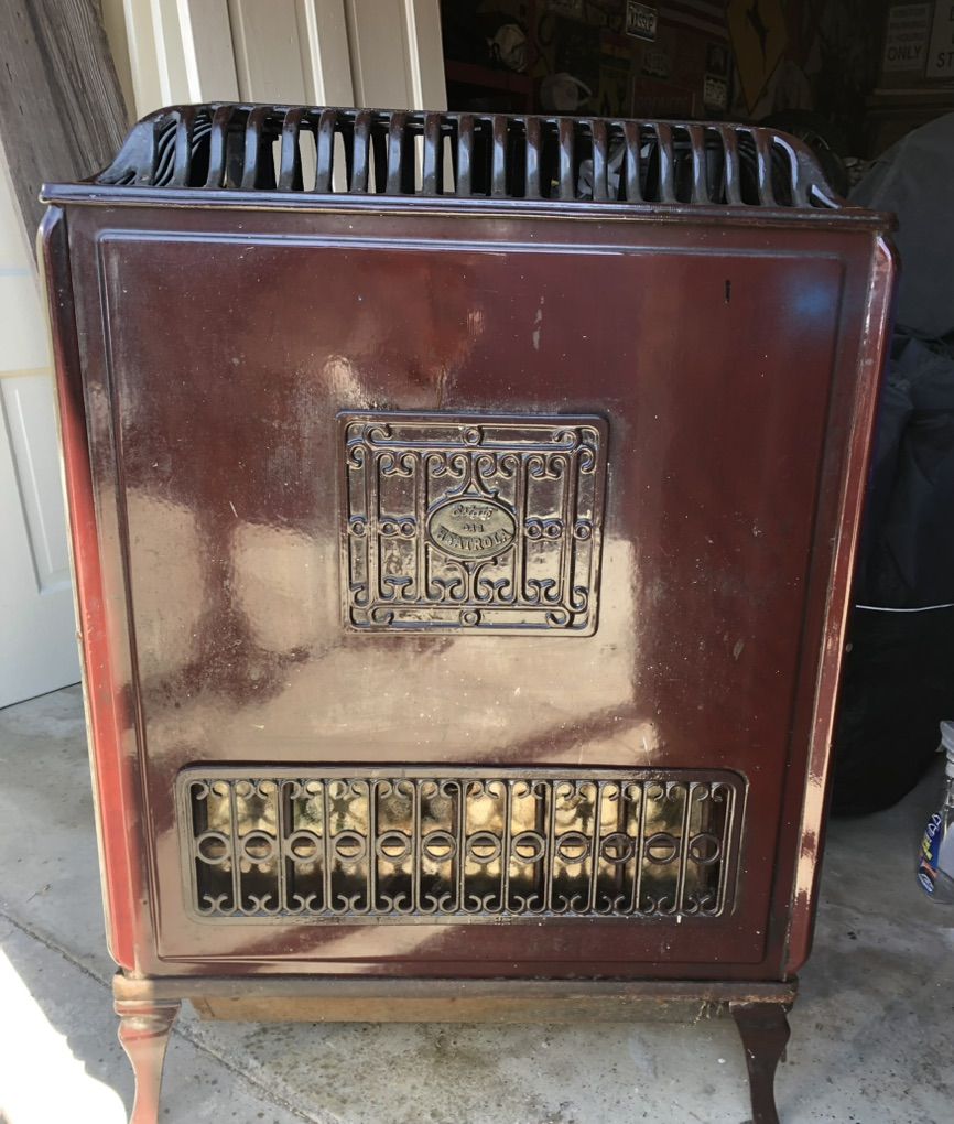 Rare Antique 1920s/30s Estate Gas Heatrola No. 200