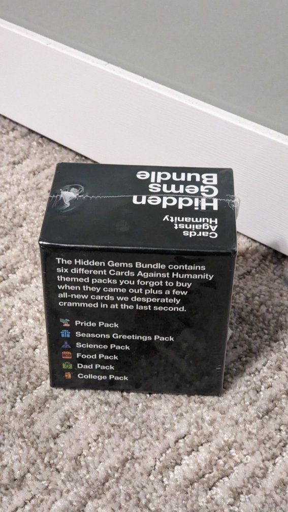 Cards Against Humanity Hidden Gems Expansion Pack Bundle New Factory Sealed