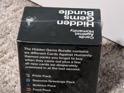 Cards Against Humanity Hidden Gems Expansion Pack Bundle New Factory Sealed
