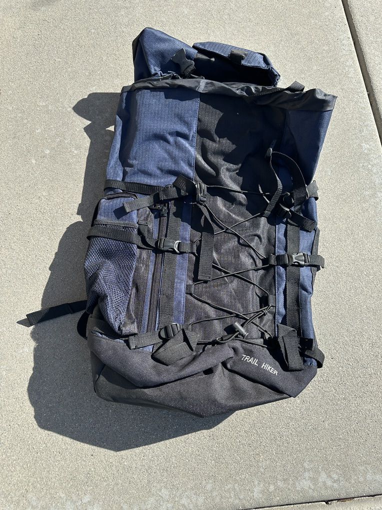 Blue 50L Hiking Backpack - New Never Used