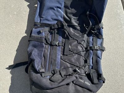 Blue 50L Hiking Backpack - New Never Used